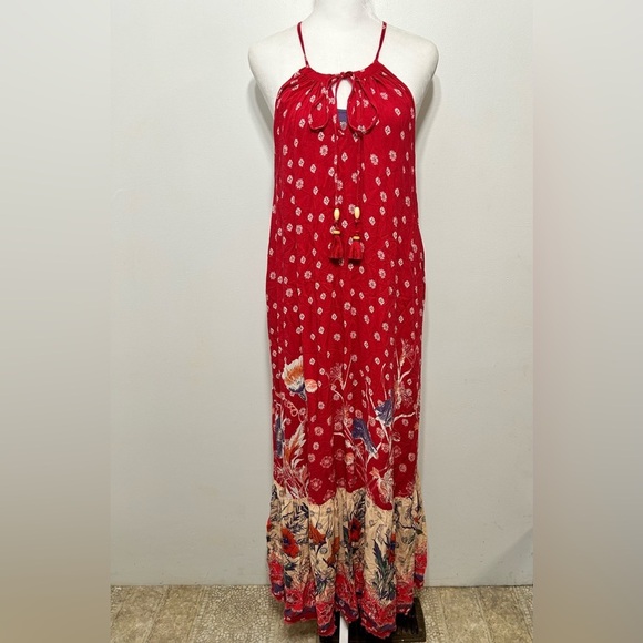 Maeve Anthropologie Kira Boho Floral Layered Maxi Dress - Picture 5 of 16